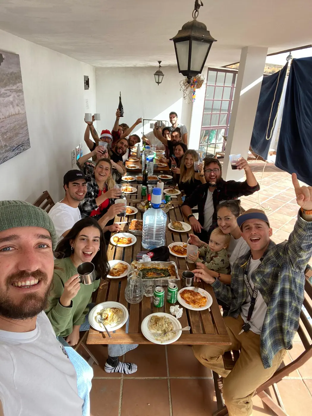 Team Colivex durante un pranzo conviviale